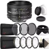 Nikon Af Nikkor 50mm F/1.8d Lens For Dslr Cameras With Accessory Bundle 1 Nikon Af Nikkor 50mm F/1.8d Lens For Dslr Cameras With Accessory Bundle -Nikon store online Belk 986