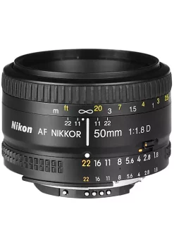 Nikon Af Nikkor 50mm F/1.8d Lens For Dslr Cameras With Accessory Bundle -Nikon store online Belk 987